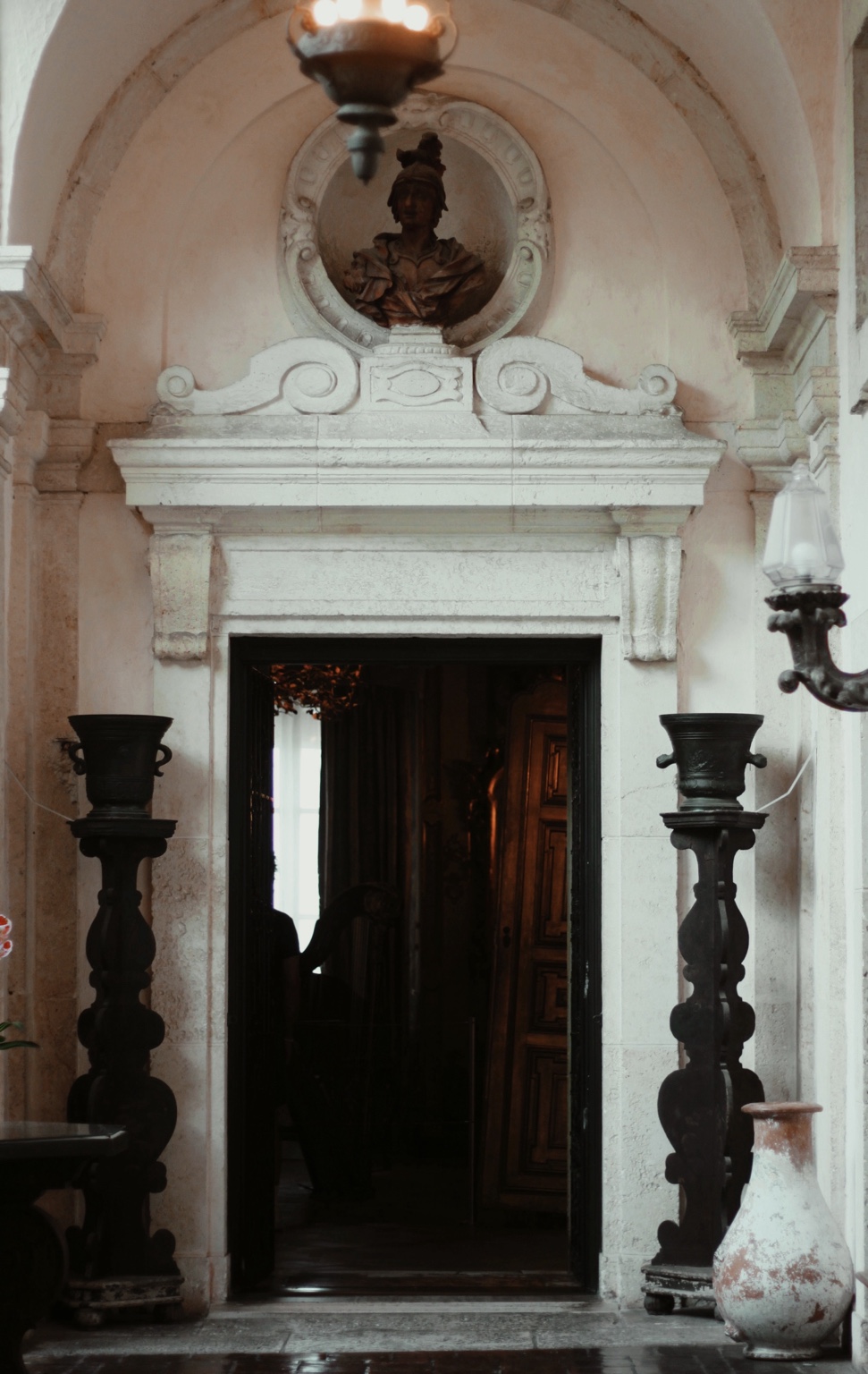 Historic interior doorway